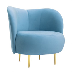 Fotel glamour Aldo złote nogi | Komuto.pl