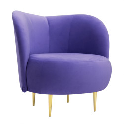 Fotel glamour Aldo złote nogi | Komuto.pl