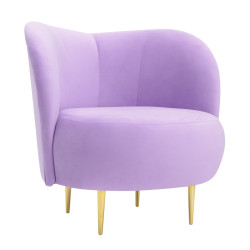 Fotel glamour Aldo złote nogi | Komuto.pl