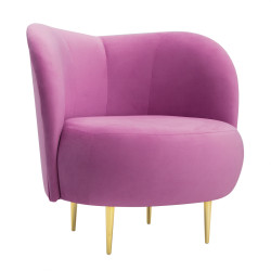 Fotel glamour Aldo złote nogi | Komuto.pl