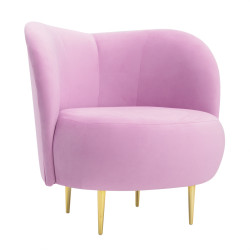 Fotel glamour Aldo złote nogi | Komuto.pl