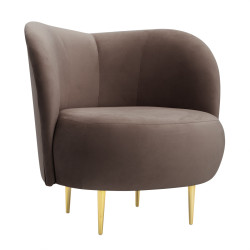 Fotel glamour Aldo złote nogi | Komuto.pl