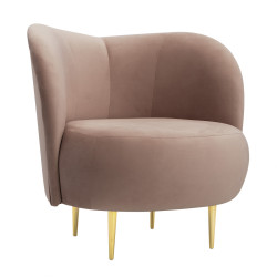 Fotel glamour Aldo złote nogi | Komuto.pl