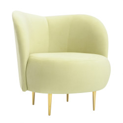 Fotel glamour Aldo złote nogi | Komuto.pl