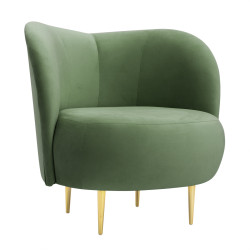 Fotel glamour Aldo złote nogi | Komuto.pl