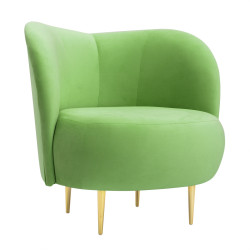 Fotel glamour Aldo złote nogi | Komuto.pl