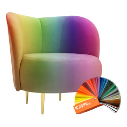 Fotel glamour Aldo złote nogi | Komuto.pl