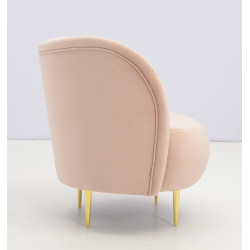 Fotel glamour Aldo złote nogi | Komuto.pl