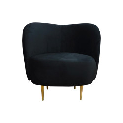 Fotel glamour Aldo złote nogi | Komuto.pl