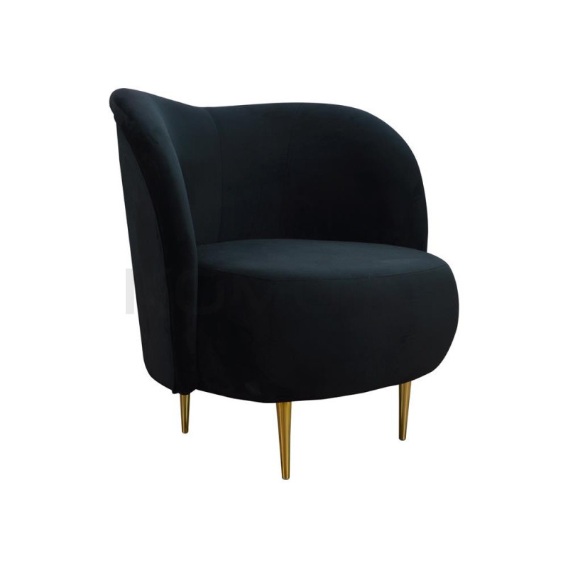 Fotel glamour Aldo złote nogi | Komuto.pl