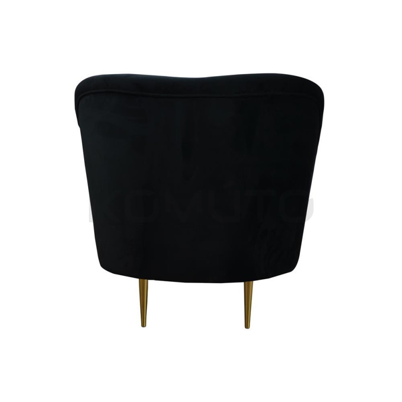 Fotel glamour Aldo złote nogi | Komuto.pl