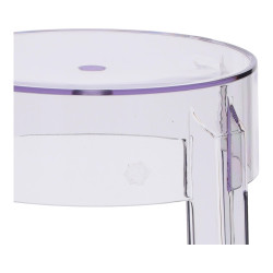 Nowoczesny przezroczysty stołek barowy – must-have aranżacji