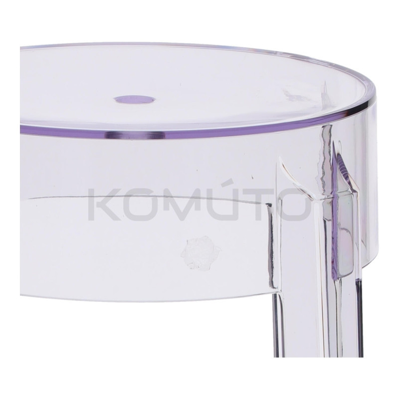 Nowoczesny przezroczysty stołek barowy – must-have aranżacji