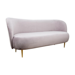 Sofa glamour nowoczesna na wysokich nóżkach Aldo 3 os. Sofa glamour nowoczesna na wysokich nóżkach Aldo 3 os.