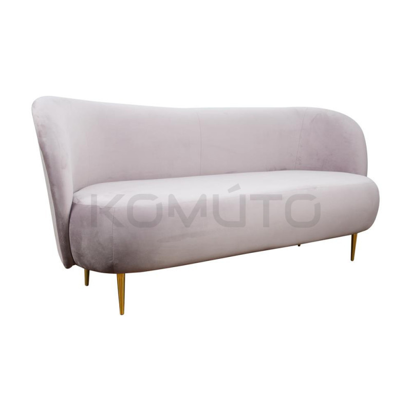 Sofa glamour nowoczesna na wysokich nóżkach Aldo 3 os. Sofa glamour nowoczesna na wysokich nóżkach Aldo 3 os.