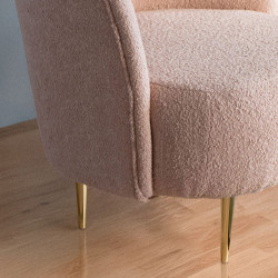 Fotel Boucle Aldo Bukle Bouclé | Komuto.pl