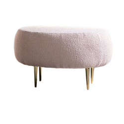 Pufa Boucle Aldo w stylu glamour | Komuto.pl