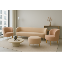 Pufa glamour Aldo na złotych nogach | Komuto.pl