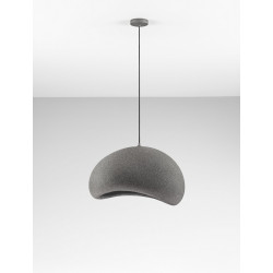 Lampa wisząca Wabi 60 szara – naturalna harmonia