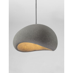 Lampa wisząca Wabi 60 szara – naturalna harmonia