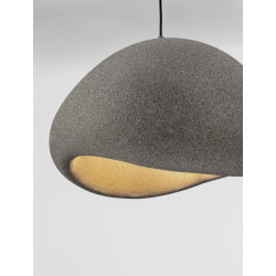 Lampa wisząca Wabi 60 szara – naturalna harmonia