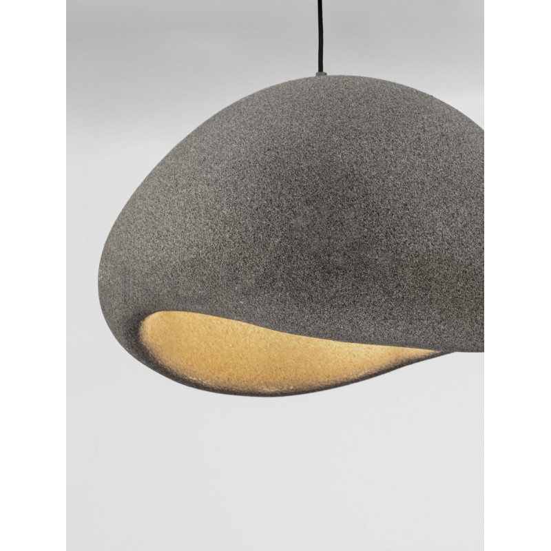 Lampa wisząca Wabi 60 szara – naturalna harmonia