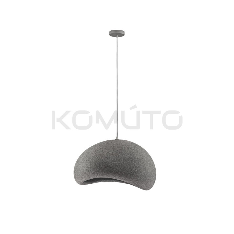 Lampa wisząca Wabi 60 szara – naturalna harmonia