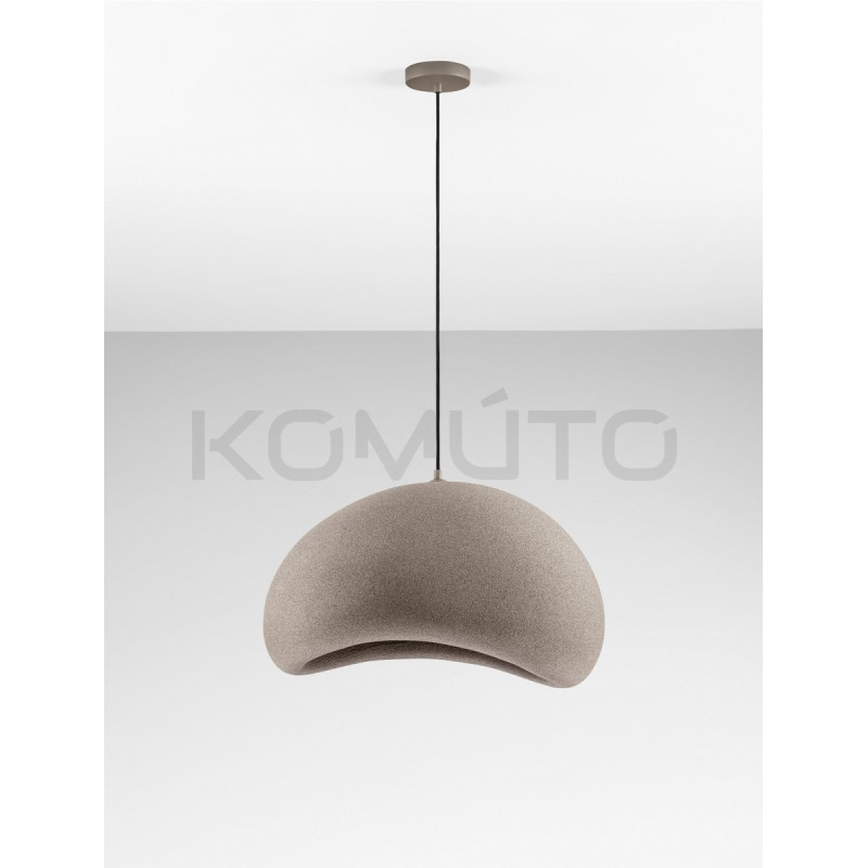 Lampa wisząca Wabi 60 brązowa – naturalna forma i klimat Lampa wisząca Wabi 60 brązowa – naturalna forma i klimat