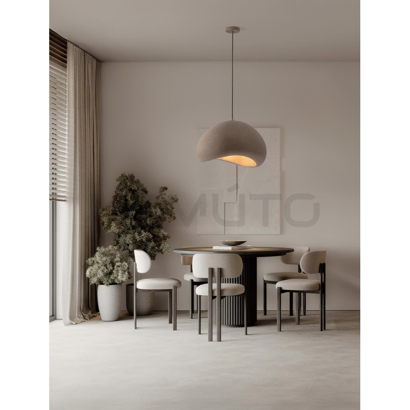Lampa wisząca Wabi 60 brązowa – naturalna forma i klimat Lampa wisząca Wabi 60 brązowa – naturalna forma i klimat