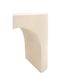 Stolik ICARO beżowy z drewna mango – nowoczesny design