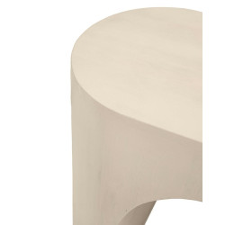 Stolik ICARO beżowy z drewna mango – nowoczesny design