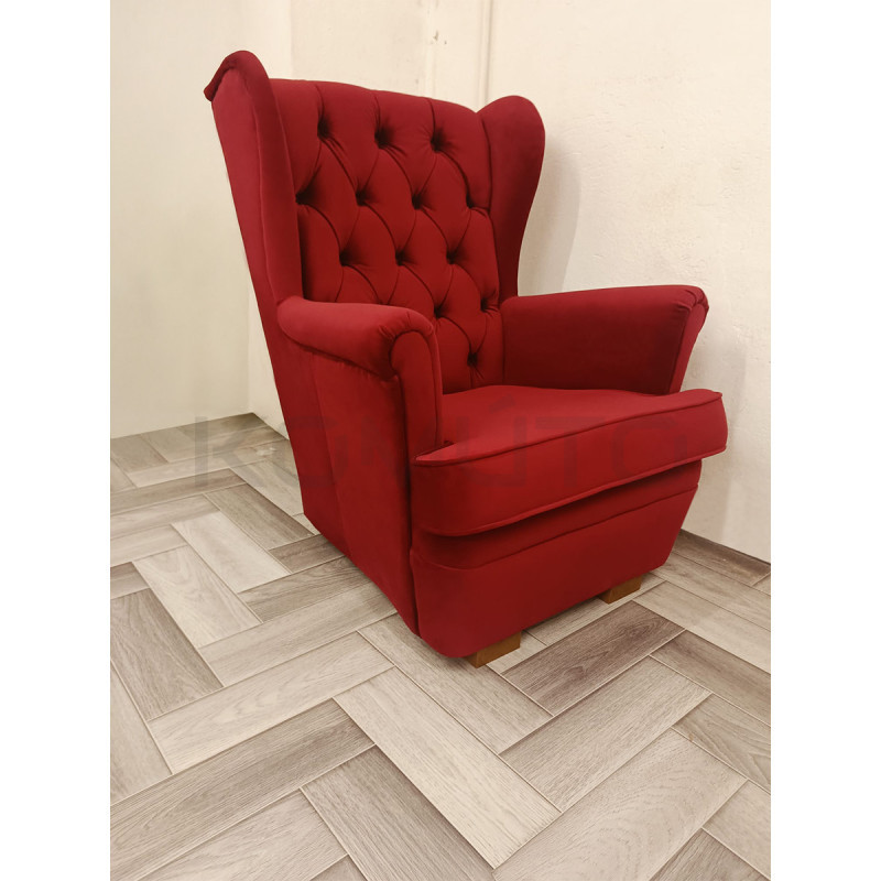 Fotel Chesterfield Uszak Normal, wybierz swój kolor| Komuto.pl