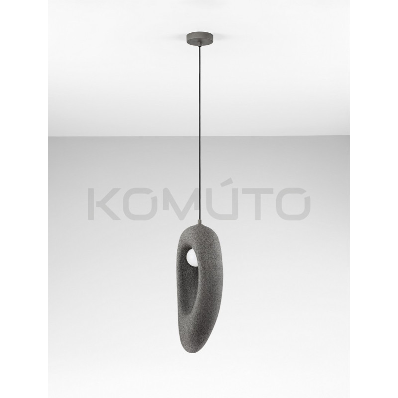Lampa Wabi szara – artystyczna forma i kojące światło
