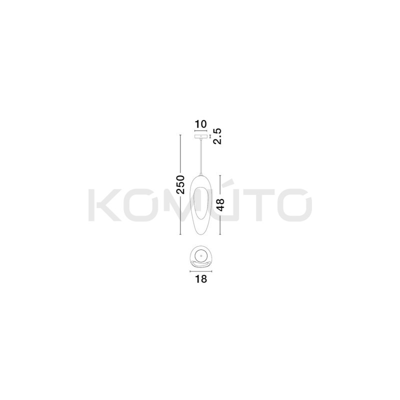 Lampa Wabi brązowa – artystyczne oświetlenie w stylu japandi