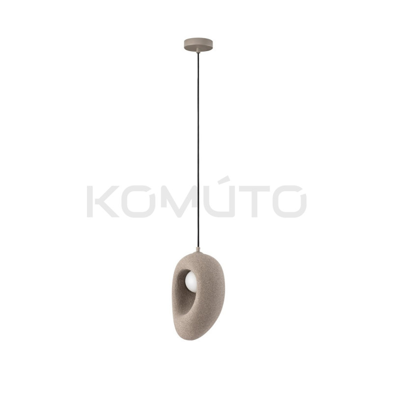 Lampa Wabi brązowa – forma światła inspirowana naturą