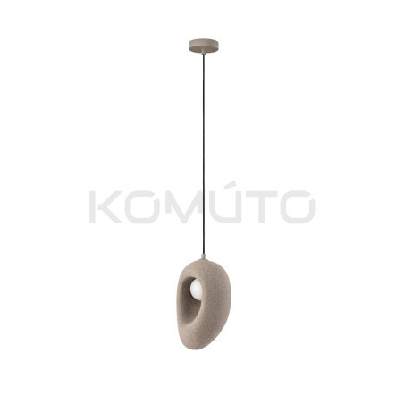 Lampa Wabi brązowa – forma światła inspirowana naturą