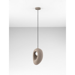 Lampa Wabi brązowa – forma światła inspirowana naturą Lampa Wabi brązowa – forma światła inspirowana naturą