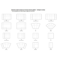 Serena SP(4)+SL(4) – sofa modułowa o nowoczesnej formie Serena SP(4)+SL(4) – sofa modułowa o nowoczesnej formie