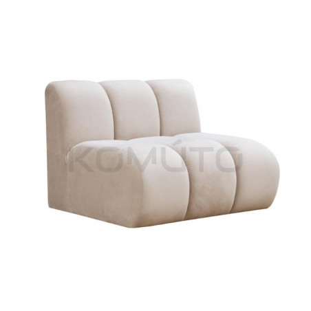 Fotel bez boków Serena – artystyczna forma modułowy komfort