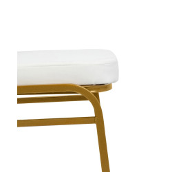 Krzesło HESTIA – biel, złoto | Sale bankietowe, konferencyjne