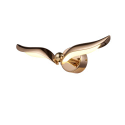 Kinkiet GUFO – różowe złoto, nowoczesny design | Komuto.pl