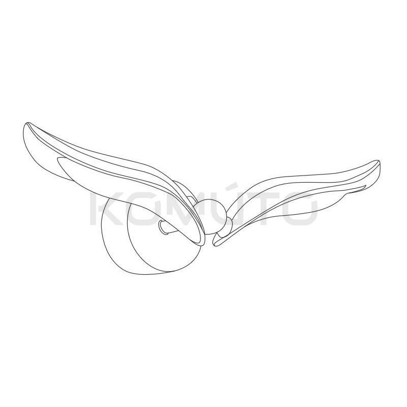 Kinkiet GUFO – różowe złoto, nowoczesny design | Komuto.pl