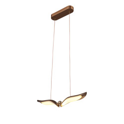 Gufo – artystyczna lampa wisząca ze złotym akcentem | Komuto