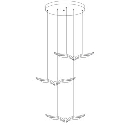 GUFO 3 – artystyczna lampa w różowym złocie | Komuto.pl