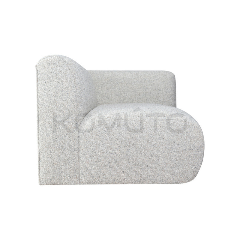 Fotel modułowy Serena gładki bez podłokietnika | Komuto.pl