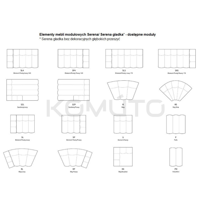 Serena – fotel narożny | Design, który otula przestrzeń