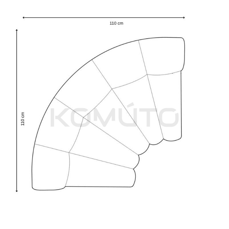 Serena – fotel narożny | Design, który otula przestrzeń