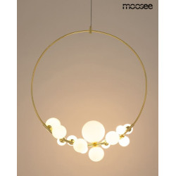 Lampa wisząca ROCIO złota – nowoczesne luksusowe oświetlenie