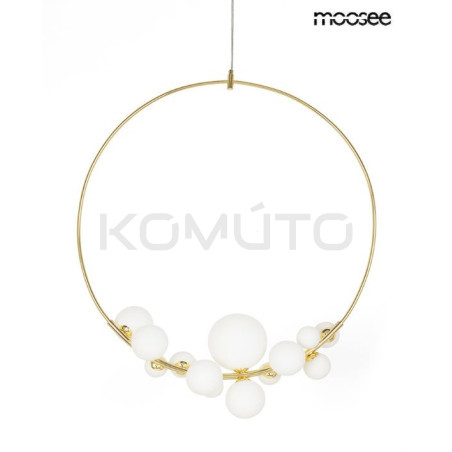 Lampa wisząca ROCIO złota – nowoczesne luksusowe oświetlenie