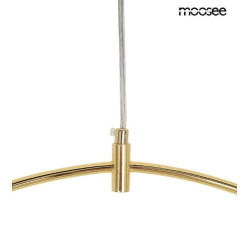 Lampa wisząca ROCIO złota – nowoczesne luksusowe oświetlenie